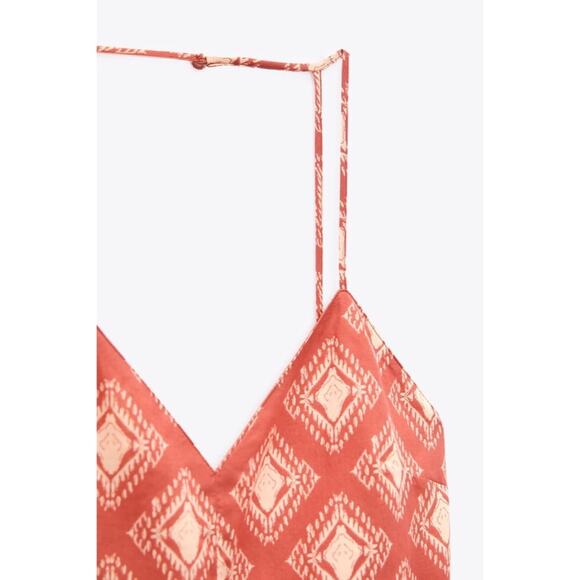 Zara Printed Cotton Jumpsuit - Picture 3 of 14